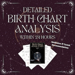 Lecture détaillée du thème astral de naissance, analyse personnalisée du thème natal, rapport astrologique le même jour, guide de découverte de soi