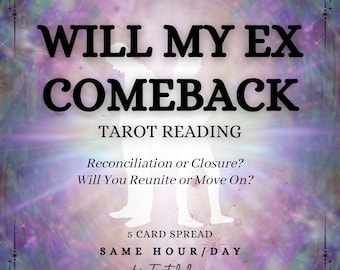 Will My Ex Come Back? | Love & Relationship Tarot Reading | Reconciliation, Ex Feelings and Future Insights | Same Hour Tarot