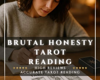Brutal Honesty Tarot Reading | Unfiltered Spiritual Guidance (PDF)