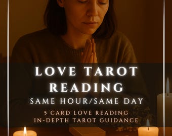 Love Tarot Reading | Psychic Relationship and Soulmate Guidance | Compassionate Insight for Heartbreak & Breakups | Fast Same-Day Delivery