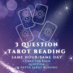 3 Fragen Genaue Tarot Legung | Same Hour Psychic Lesungen | Ex-Liebhaber Soulmate Einblick | Tarotkarten Anleitung im Detail