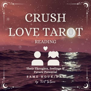 O que meu crush pensa sobre mim?, Leitura psíquica do amor, Leitura de cartas de tarô, Orientação para almas gêmeas, Futuro romântico revelado, Entrega no mesmo dia