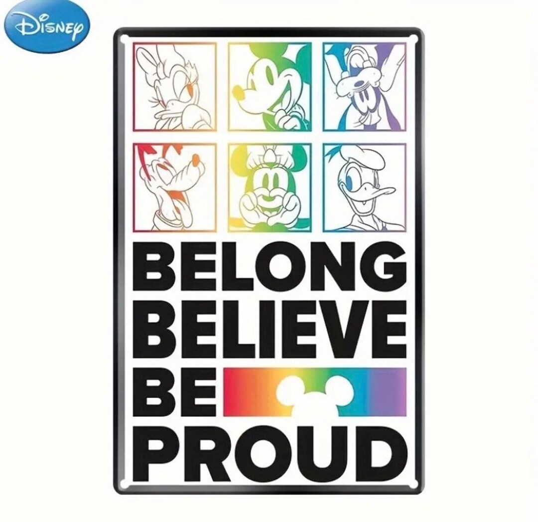Disney Pride Metal Sign - Etsy