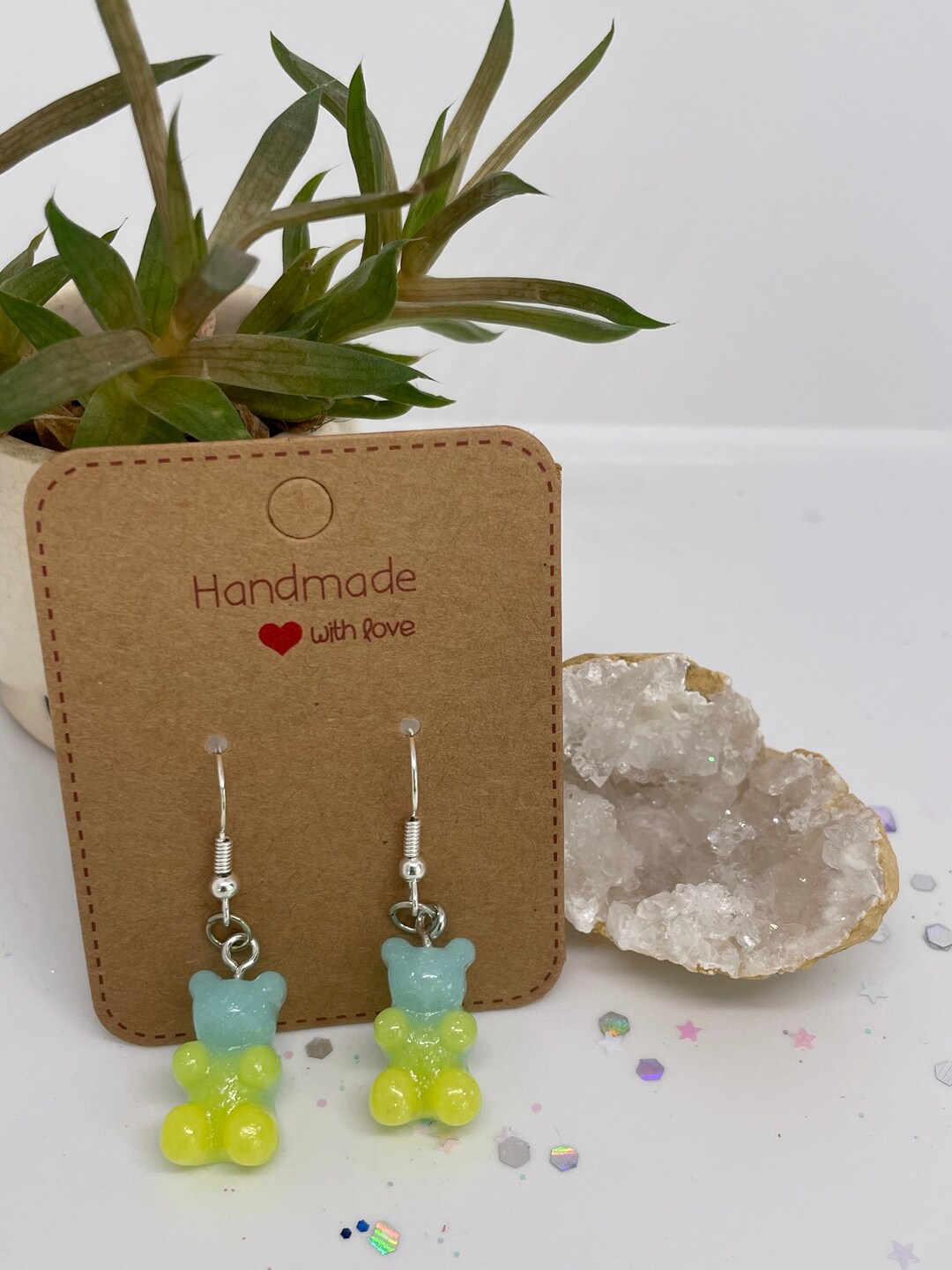 Cute Little Gummy Bear Ear Rings Etsy New Zealand