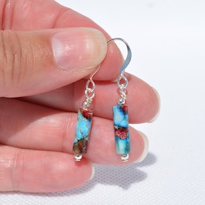 Multiple Jasper Gemstone Earrings - Everyday Earrings - Dyed Jasper Gemstone  - Fun & Colorful Earrings - Multiple options