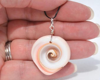 Conch Shell Pendants: Natural Genuine Gemstones, Teardrops, Everyday Jewelry, Multiple Options