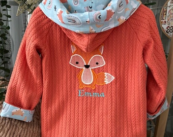 Vêtements à capuche personnalisés recto-verso pour enfants et bébés, vêtements brodés, vêtements avec monogramme personnalisé, veste d'hiver pour tout-petits,