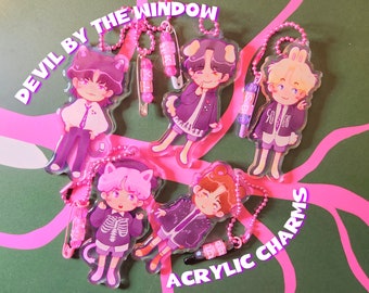 Devil by the Window Acrylic Charms