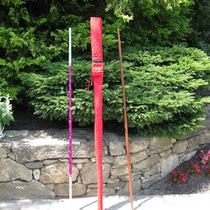 BO STAFF CASE Red w/ Black Stripe