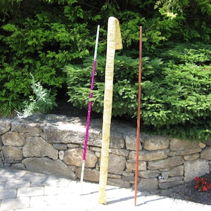 Bo Staff Case - Gold Brocade with Dragon Fly