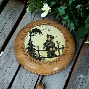Vintage Reuge Edle Wall Hanging Music Box, West Germany, Hummel, Works
