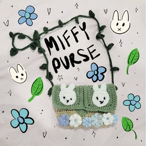 Monedero Miffy de ganchillo