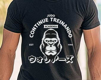 Judo, Continue Treinando, Acadamia, Establish 1994, Spanish, Unisex Jersey short Sleeve Tee