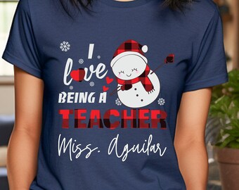 Teacher Gift, Holiday Gift, Christmas Teacher Shirt, Custom Teacher Shirt, Xmas Teacher Shirts, Christmas Gift for Teacher Xmas Sweatshirt