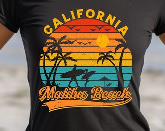 Beach, Ocean, Malibu, Beach Shirt, Beach T-Shirt, Unisex Jersey Short Sleeve Tee