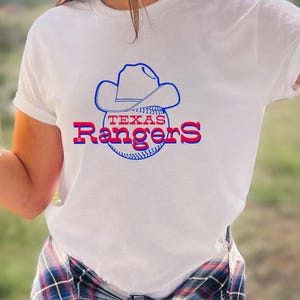 Texas Rangers honkbalfan uniseks T-shirt - Shirt Texas Proud Sports Team, cadeau honkballiefhebber, Texas Rangers fanuitrusting, kleding honkbalfan,