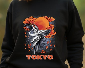 Tokyo Shirt, Asian Inspired, Japan Shirt, Asian Tee, Unisex Heavy Blend™ Crewneck Sweatshirt