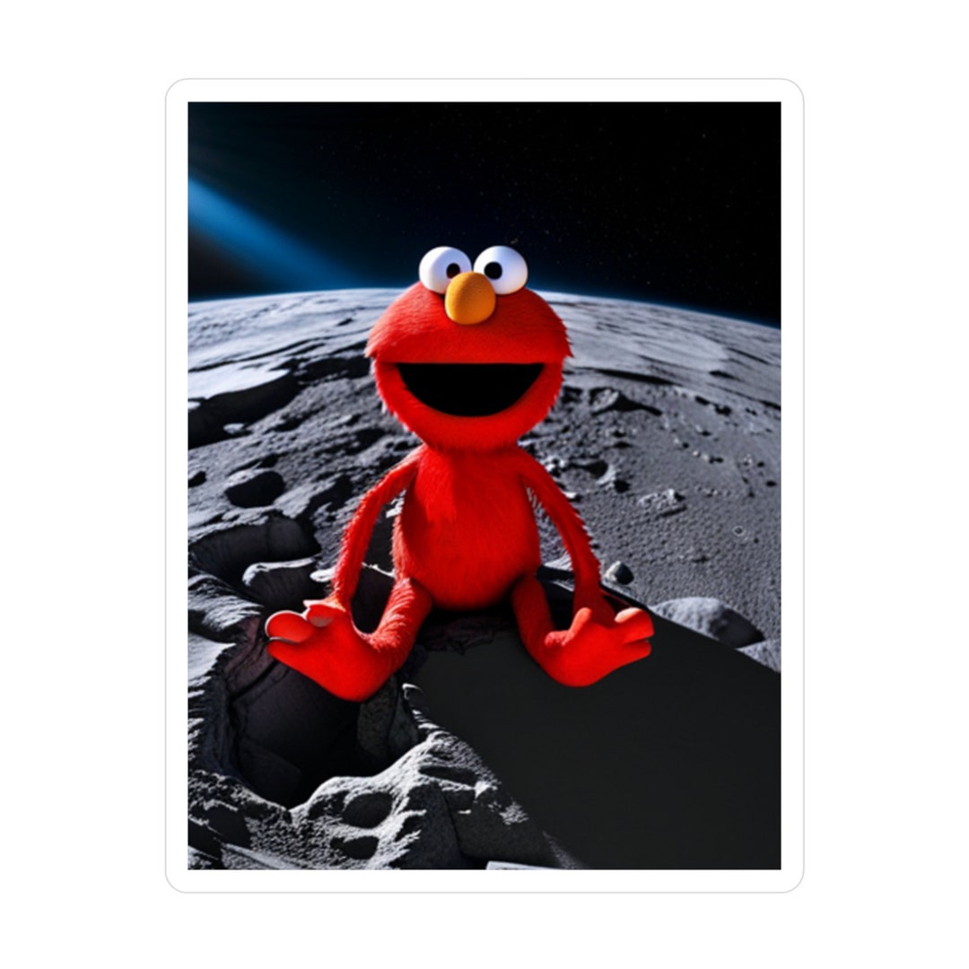 Elmo On The Moon