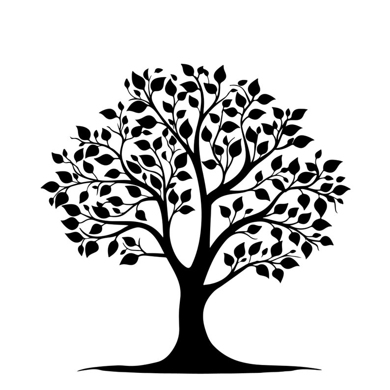 Tree Silhouette Svg Bundle, Pine Tree Svg, Palm Tree Svg, Tree Cut ...