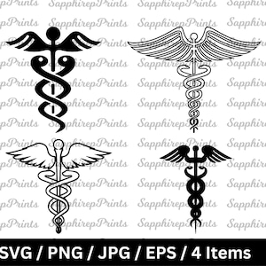 Medical Symbol Svg Png, Caduceus Symbol Svg Png, Caduceus Svg Png, Healthcare Svg Png, Cadeceus Png, Nurse Svg, Snakes Around Pole Svg Png
