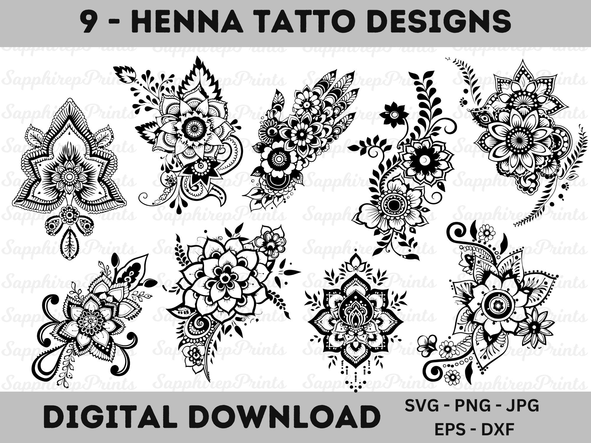 Henna Tattoo Designs, Mehndi Design in Black Svg Png, Mehndi Svg File, Henna Drawing Clipart, Floral Templates, Henna Flower Digital Design - Etsy henna-tattoo-flower-template-mehndi-royalty-free-svg-cliparts-vectors-and-stock-illustration-image-56553393