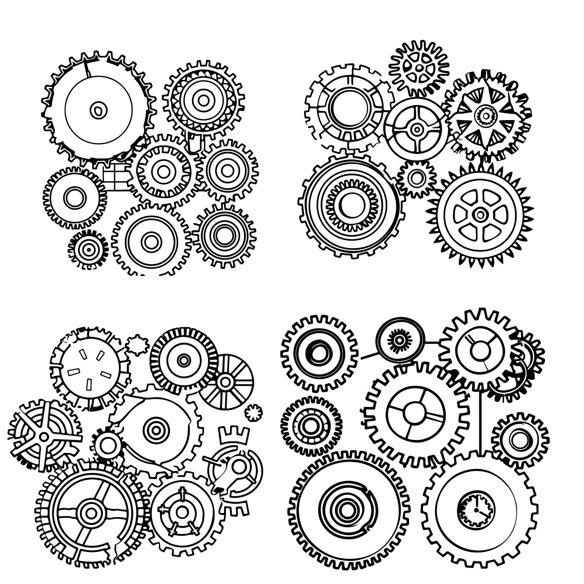 Engranaje Svg, Paquete De Engranajes Svg, Engranajes Y Ruedas Dentadas Svg,  Engranajes Cogs Dxf, Steampunk Svg, Engranajes De Metal Svg, Archivos De  Corte De Engranajes, Engranajes Vector, Steampunk Png - Etsy México, image size:2000x2000