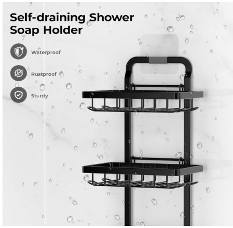 4 Tier Metal Soap Holder Freestanding Soap Holder Bar Soap Holder