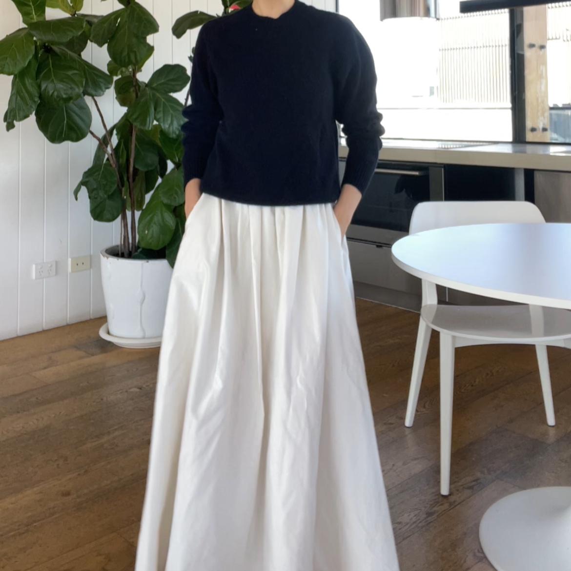 Easy Maxi Skirt Sewing Pattern (XS-L), Pockets, Beginner Friendly, Full ...