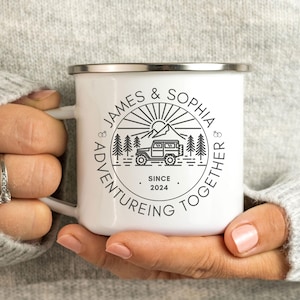 Personalized Camping Mug: Adventuring Together Since Date