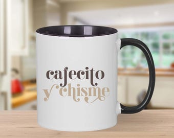Cafecito y Chisme Mug: Conchas Cup, Pan Dulce Design