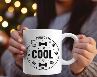 Dog Lover Mug, Ceramic Coffee Cup, Pet Owner Gift