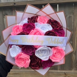 20 Count Roses 20 and 24 Count Glitter Forever Roses Bouquet - Etsy