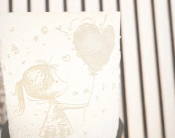 Nowoczesna lampa drukowana 3D "LOVE" | Minimalistyczna lampa stołowa | Pomysł na prezent do salonu | Lampa dekoracyjna LED | Nowoczesna lampa designerska