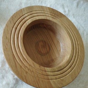 Wooden bowl turned, storage, bowl, handmade, turned wooden bowl, gift idea oak homely classic timeless