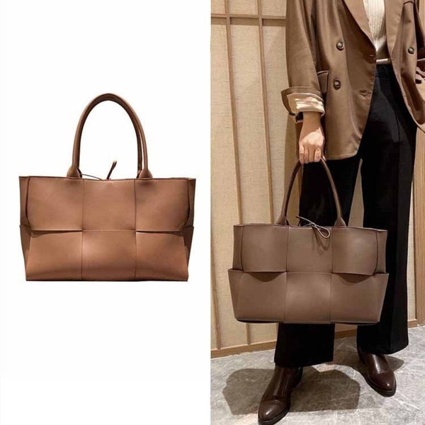 Leather Tote Bag , Convertible Shoulder Bag , Leather Hobo Bag , Everyday  Travel Bag ,  Soft Leather Work Bag ,  Large Handbag For Women .