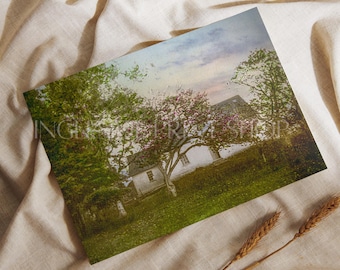 Anne of Green Gables Art Print | Home Where Lucy Maud Montgomery Wrote Anne of Green Gables | Colorized Photograph Taken by L.M. Montgomery