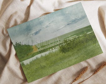 Lake of Shining Waters No. 1 | Anne of Green Gables Colorized Photograph Taken by Lucy Maud Montgomery | Unframed | Prince Edward Island |