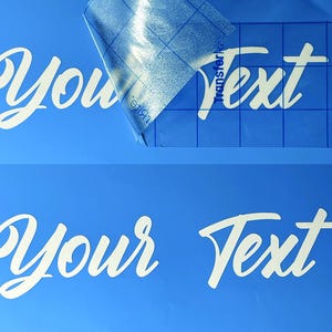 Custom Text Vinyl Decals Personalized Vinyl Lettering Transfer Decals Custom Stickers Custom Car Decals Vinyl Stickers -Create Your Own- image 15