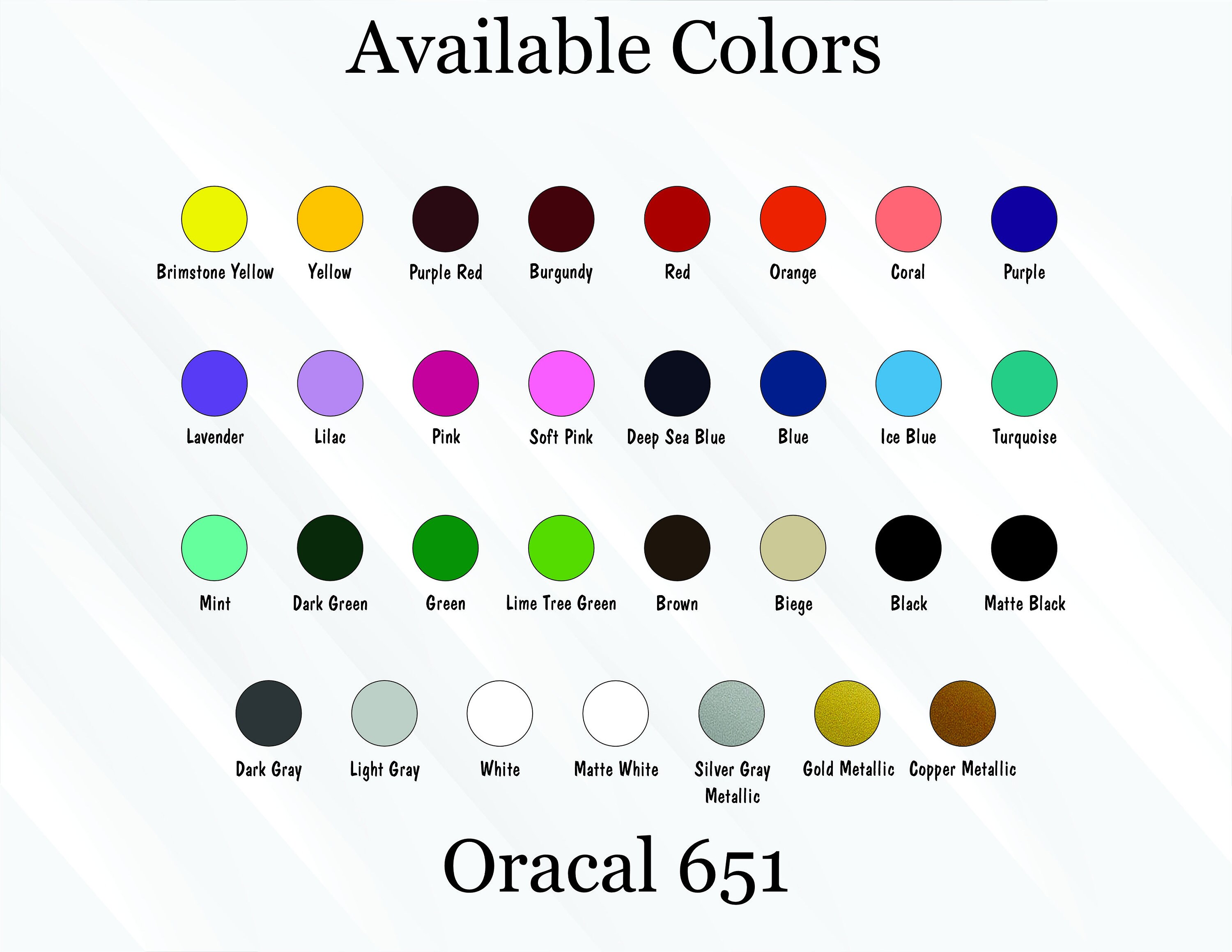 Die Cut Custom Lettering Vinyl Decal Transfer Sticker Made With Premium ...