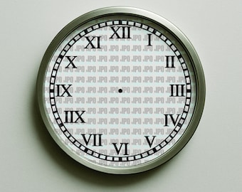 Roman Numeral Clock Face Vinyl Decal - DIY Restoration, Crafts