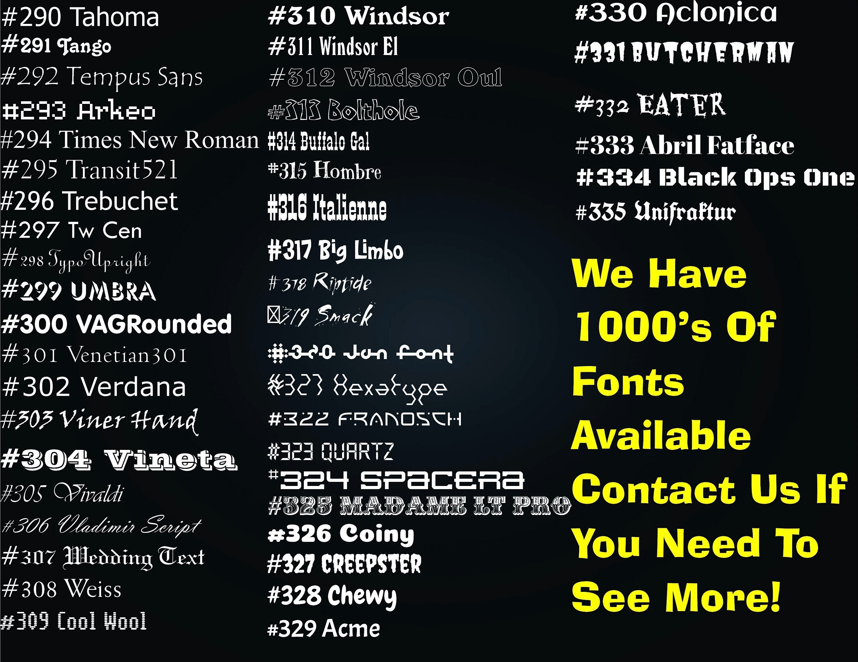 Die Cut Custom Lettering Vinyl Decal Transfer Sticker Made With Premium ...