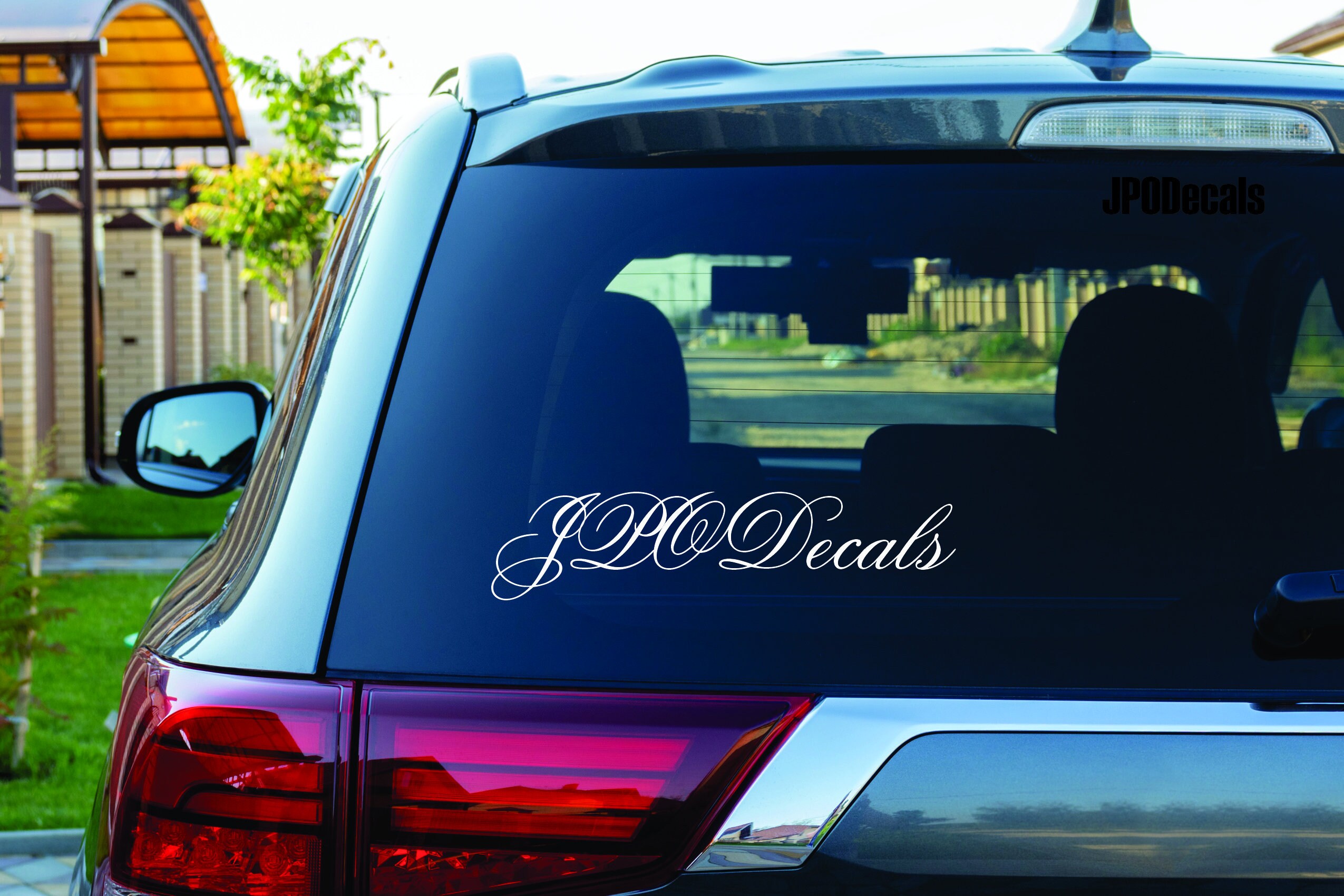 Die Cut Custom Lettering Vinyl Decal Transfer Sticker Made With Premium ...