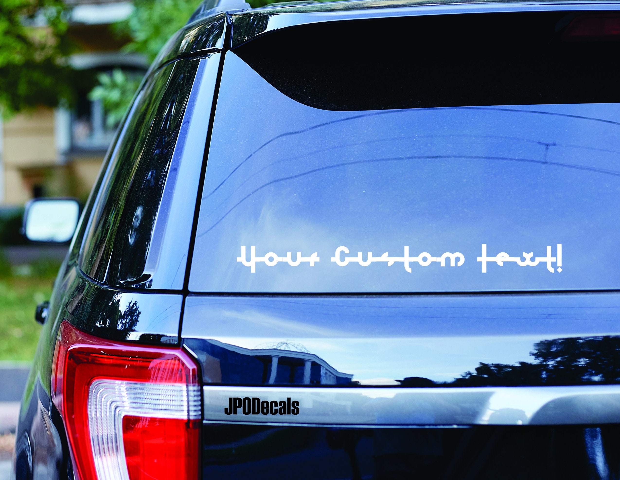 Die Cut Custom Lettering Vinyl Decal Transfer Sticker Made With Premium ...