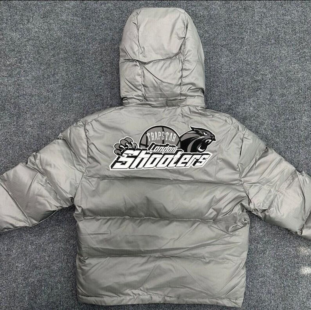 Trapstar Shooters Decoded Hooded Puffer 2.0 Jacket Black Etsy