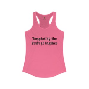 Tempted by the Fruit of Another Pineapple Swags Racerback Tank Top