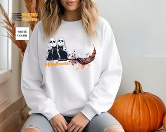 Cat Meowlloween Sweatshirt: Spooky Halloween Crewneck Gift