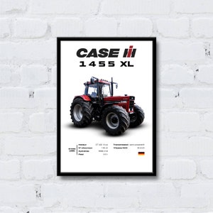 Tractor poster 1455 XL - Power Agricultural Poster | Superior Quality Mechanical Art