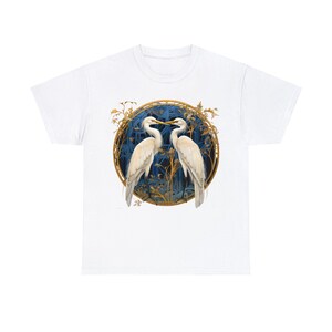 Front print t-shirt - Egret