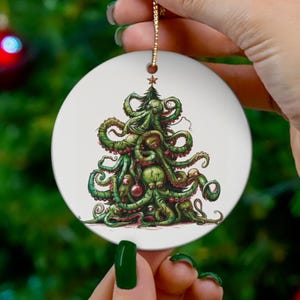 Octopus Ornament- Funny Tree Ornament- Octopus Tree Ornament- Christmas Ornament- Unique Holiday Gift- Sea Life Ornament- Octopus Lover Gift
