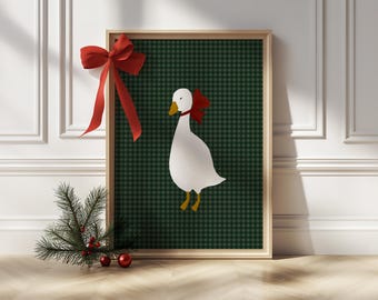 Kids Festive Holiday Prints Cottagecore Holiday Print Nursery Holiday Decor Vintage Style Christmas Wall Art Trendy Holiday Decor Kids Room